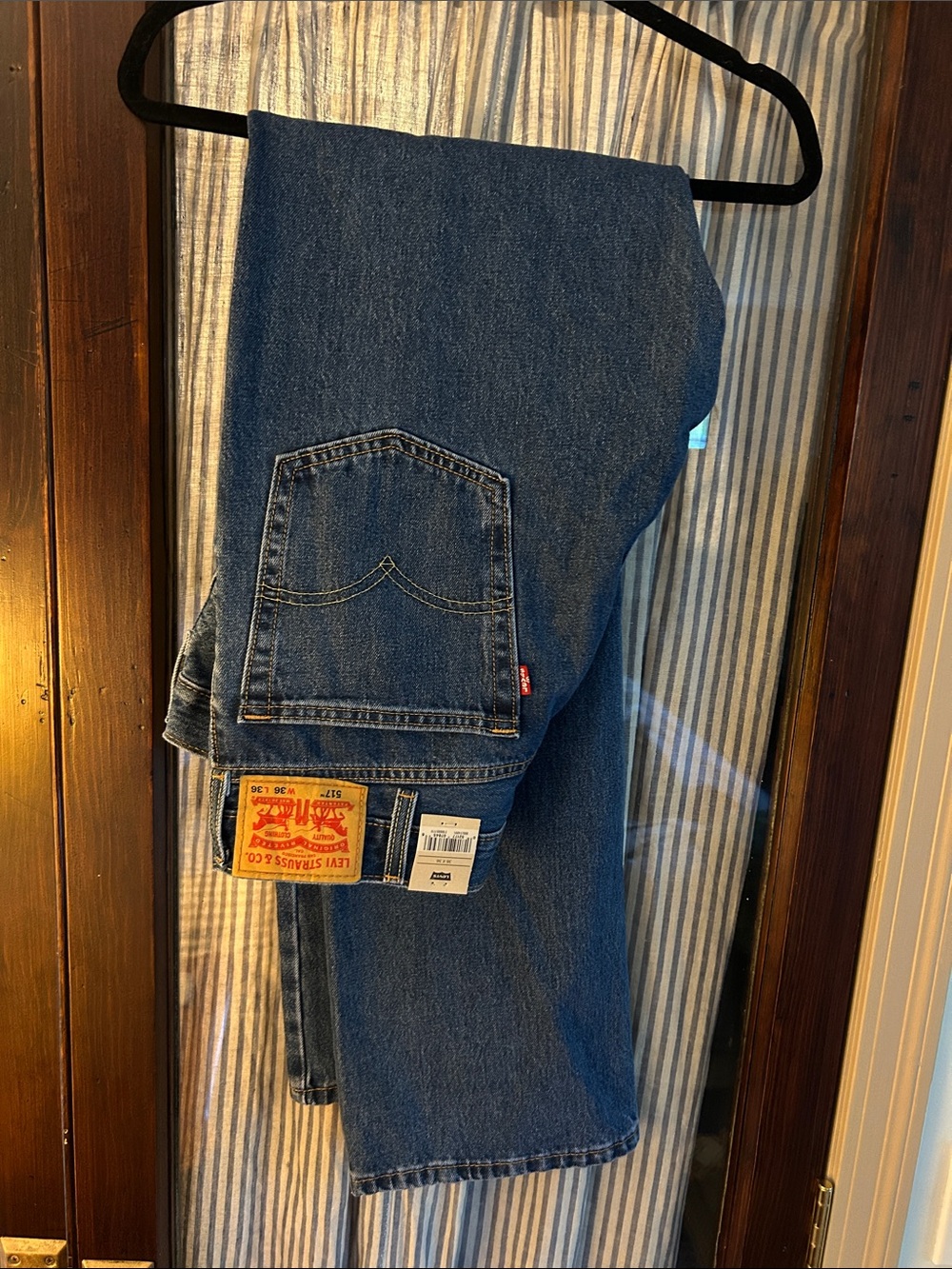 Levi's Men's Straight Jeans in Blue Denim